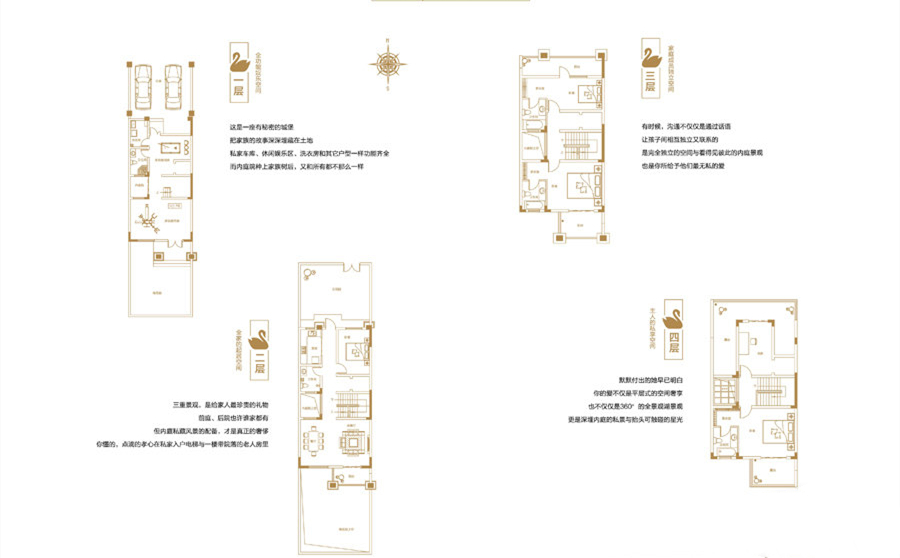 郑州长基雁月湾别墅设计案例效果图--业之峰装饰