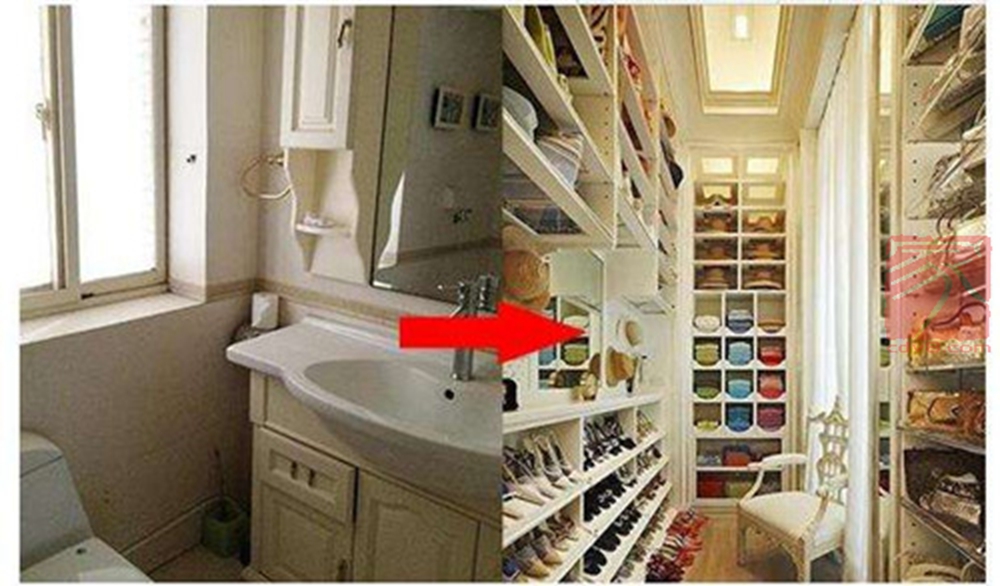 主卧室的卫生间可以改成衣帽间吗？