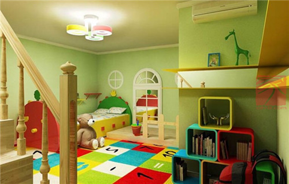 儿童房间装修设计方案实例及软装搭配方法  